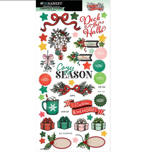 Mistletoe And Memories - Cardstock Stickers 
