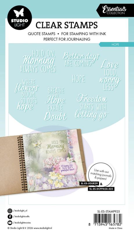 Quotes Hope Essentials Clear Stamps