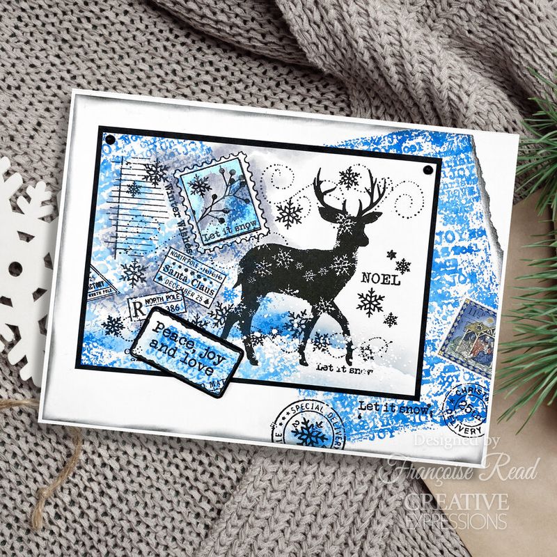 Winter Reindeer Clear Stamps