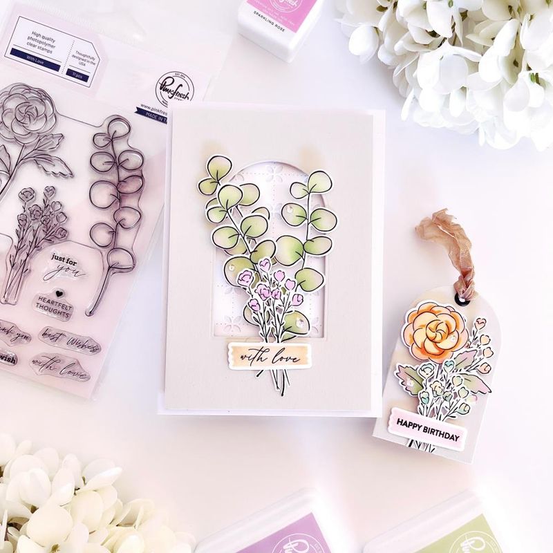Pink Fresh  - With Love . Stempel & dies