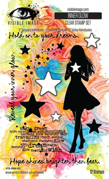 Hopes and Dreams 4x6 Inch Stamp Set Inner Glow by Mark Alexande