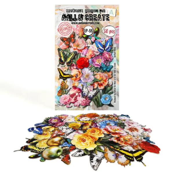 #EP-88 - EPHEMERA DIE-CUTS - SORBET PETALS