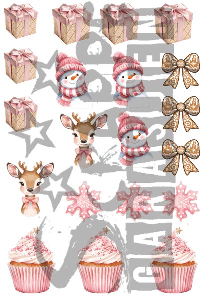 rosa vinter - digital fil