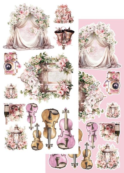 Alchemy of Art Extras to Cut-  Beautiful memories – 30,5&times;15 cm