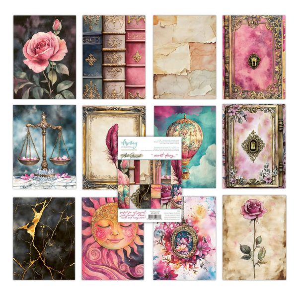 Art Journal Paper Pad 6x8 Inch Secret Diary 