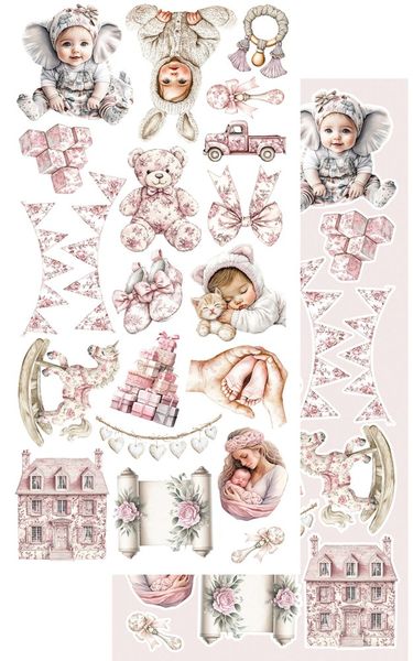 Alchemy of Art Extras to Cut Baby Girl – 30,5&times;15 cm