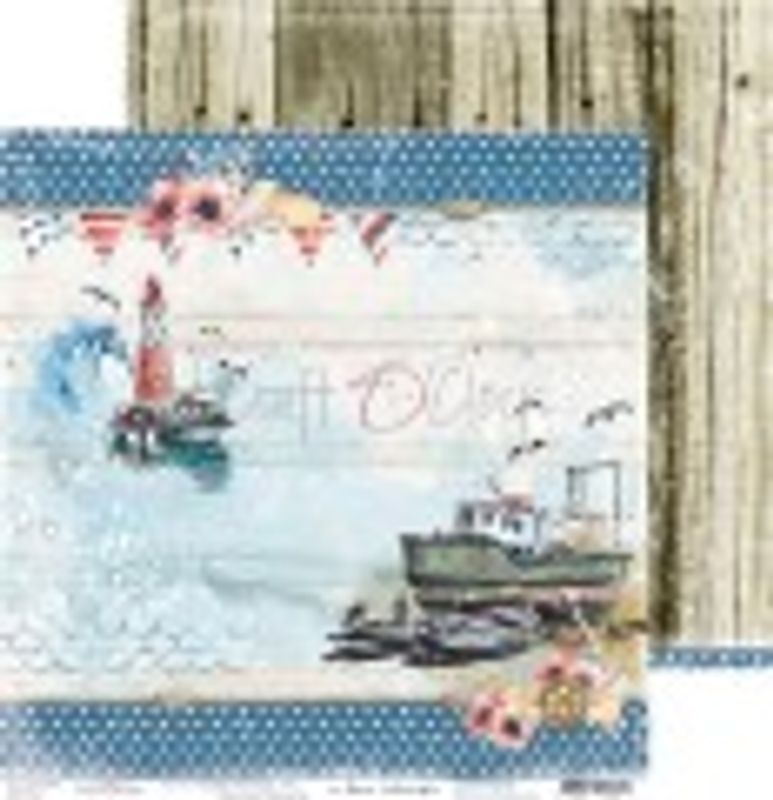 SEASIDE GREETINGS - A SET OF PAPERS 30,5X30,5CM