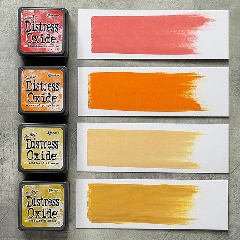 Tim Holtz Distress Mini Oxide Ink Pad Kit #14 Orange/Yellow