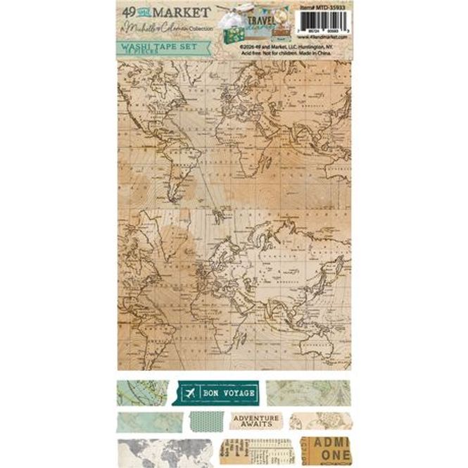 Hovedbilde Travel Diaries  - Washi Tape ...