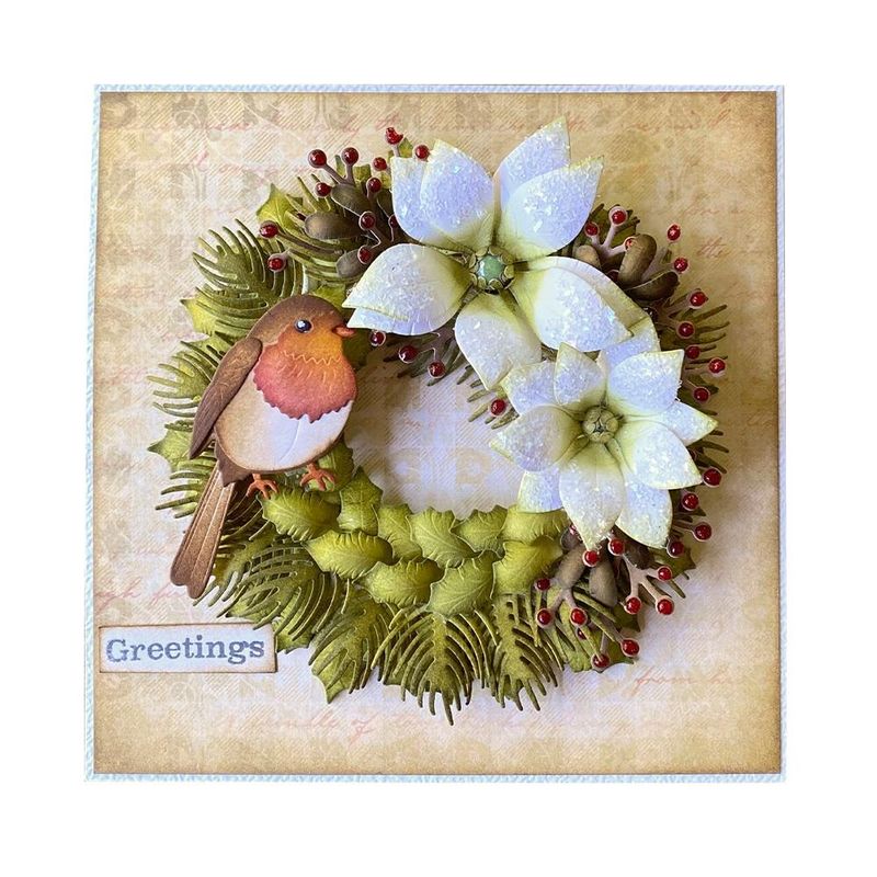 Elizabeth Craft - Holiday Wreath