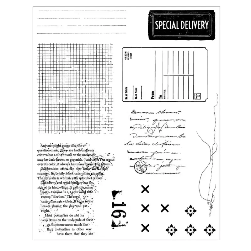 Clear Stamps Set 10pcs & 10pcs Framelits Creative Combos