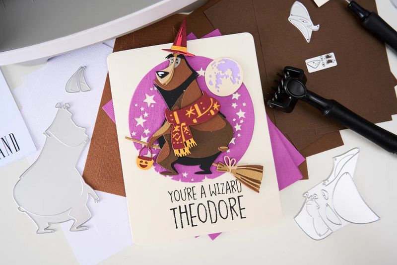 Thinlits Mini Colorize Die Theodore (8pcs) by Tim Holtz