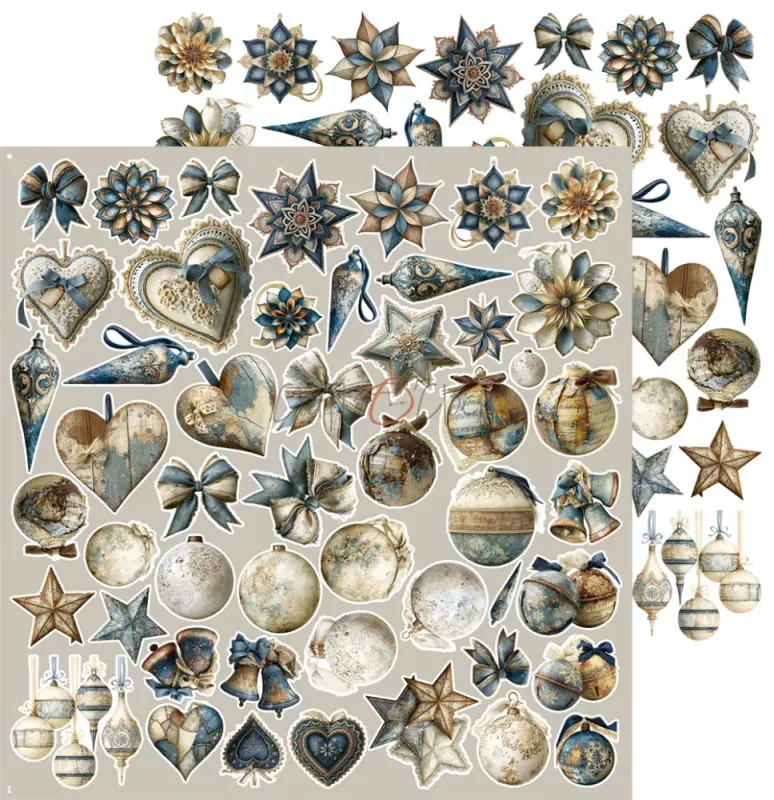 Craft O'Clock - Snow Games - Festive Extras Set - 12x12