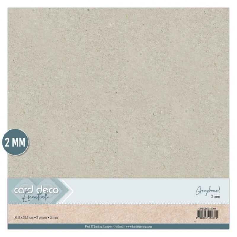 Greyboard 12x12 Inch 2mm (5pcs) 