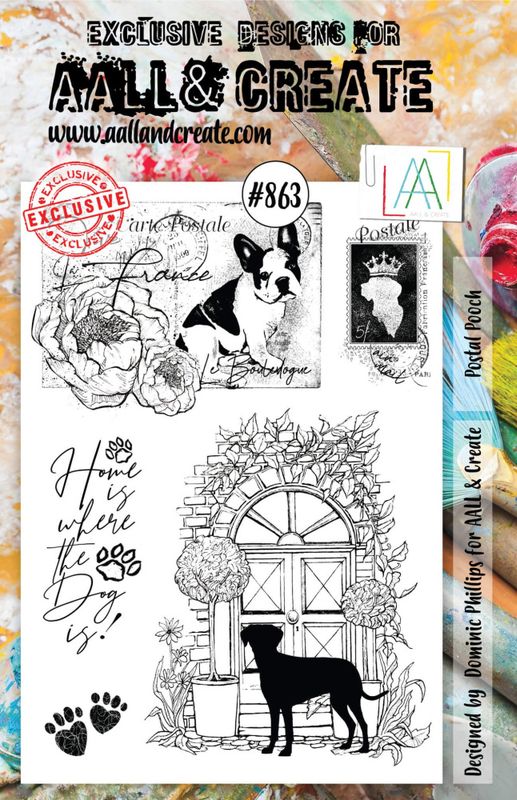 #863 - A5 STAMPS - POSTAL POOCH