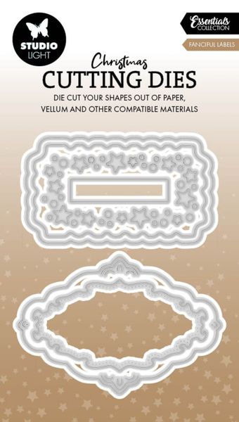 Fanciful Labels Christmas Cutting Die
