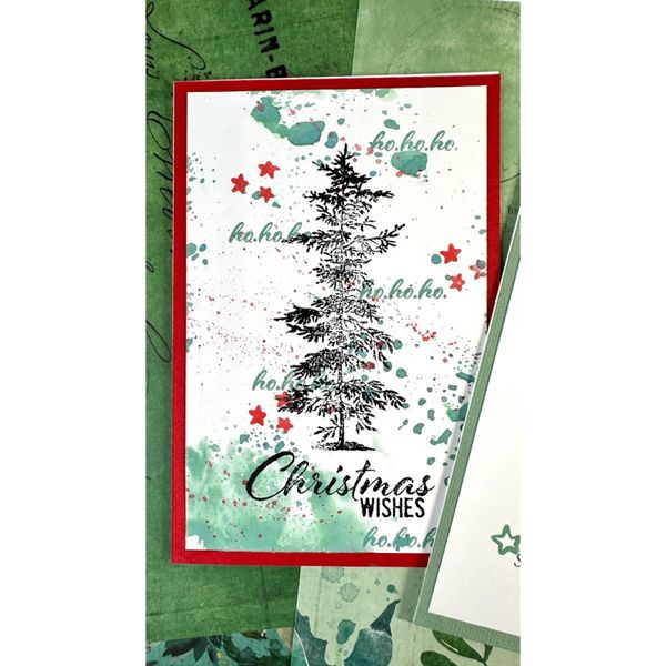 Maker Series 4x8 Inch Clear Stamp Set Festive Elements