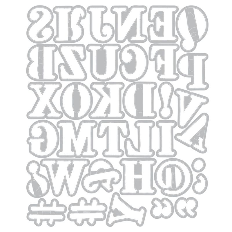 Thinlits Die Set Lino Type Revival (36pcs) by 49 & Market