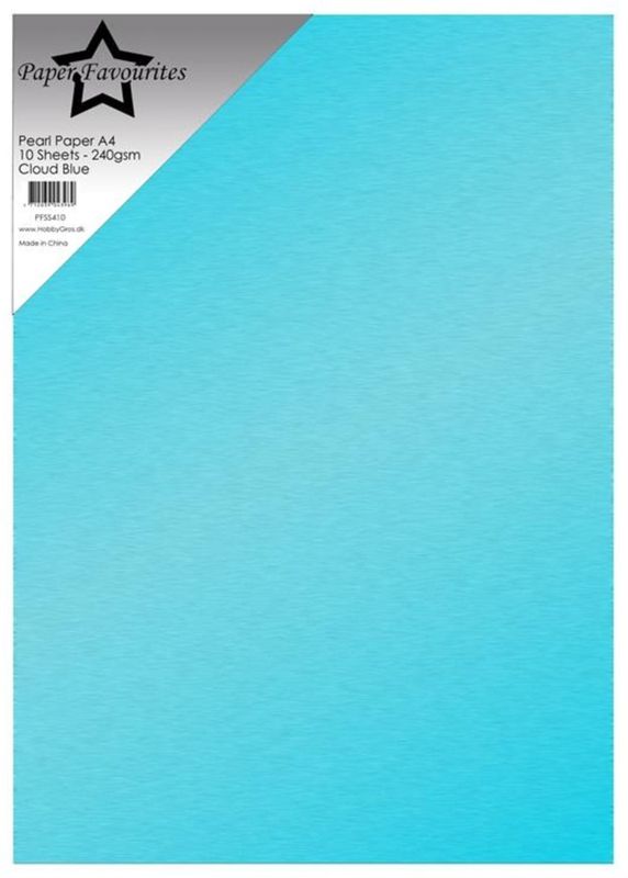 Pearl Paper A4 Cloud Blue 240gsm (10pcs)