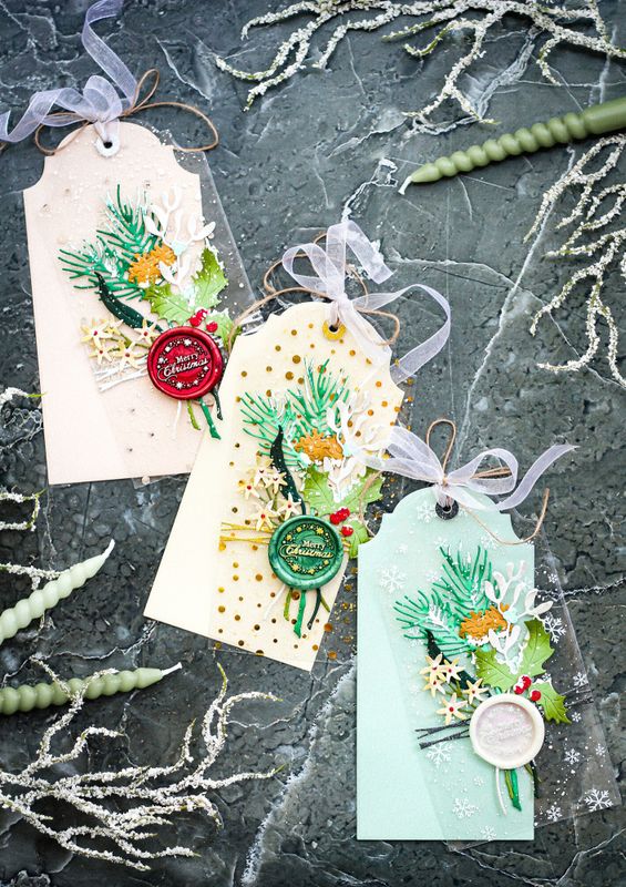 Snowflakes Gold Christmas Acetate Sheet 