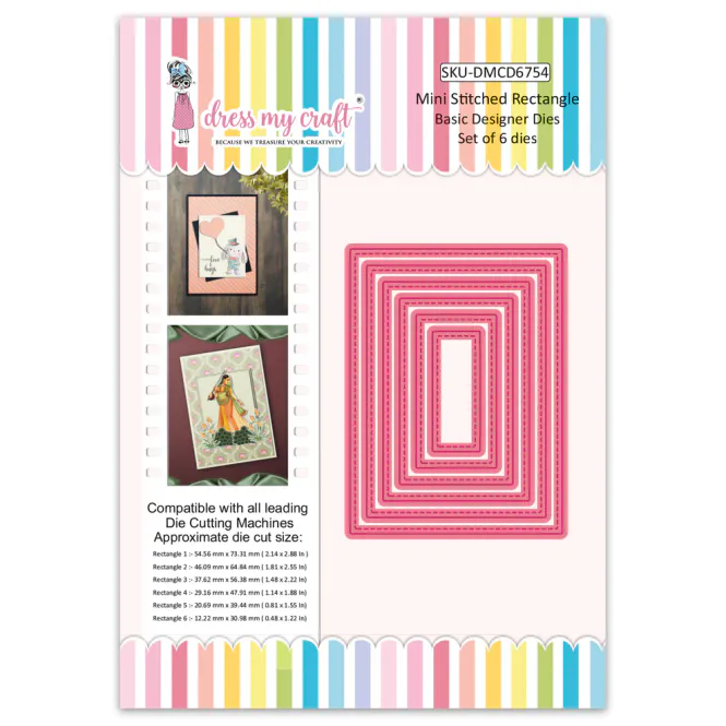 Hovedbilde Mini Stitched Rectangle