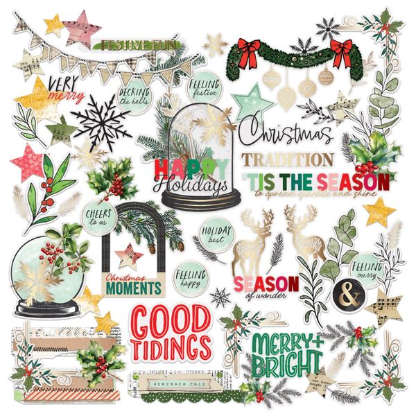  Mistletoe And Memories - Die-Cuts Foiled