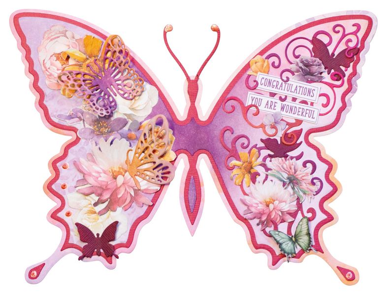 Blooming Flowers Die-cut Designer Paper Pad